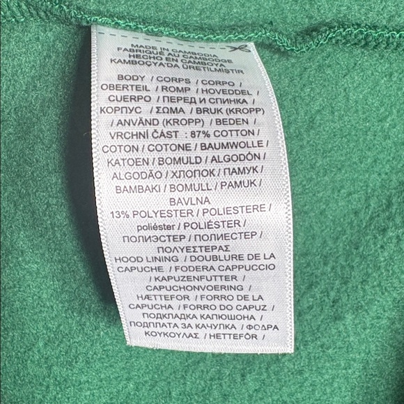 Polo Ralph Lauren Women’s Big Pony Fleece Hoodie Blue Size L - Picture 5 of 6